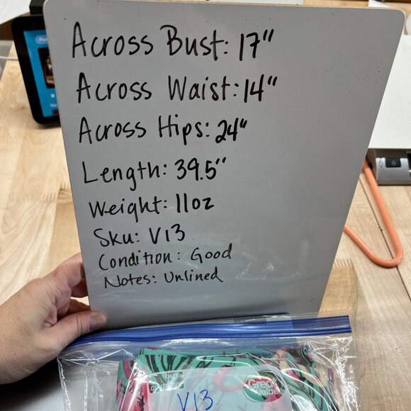 Retro Tropical Flamingo Print Sleeveless A-Line Summer Dress Size Small - Picture 13 of 13